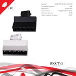 06187-9.3-001QY LED10W BK светильник трековый