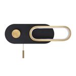 Настенный светильник Arte Lamp LUCAS A2602AP-10BK, 1хLED