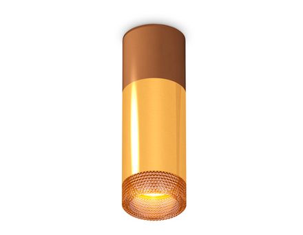 Комплект накладного светильника XS6327061 PYG/SCF/CF золото желтое полированное/кофе песок/кофе MR16 GU5.3 (C6304, A2010, C6327, N6154)