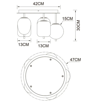 Потолочная люстра Arte Lamp FREDDIE A2231PL-5PB, 5хE14