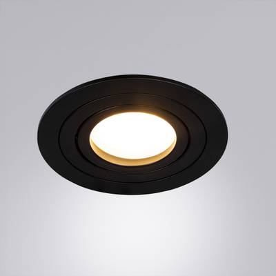 Точечный встраиваемый светильник Arte Lamp TARF A2167PL-1BK, 1хGU10