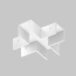 Коннектор X-образный для профиля Elasity IP, O-TR001-CC-W. TM Maytoni