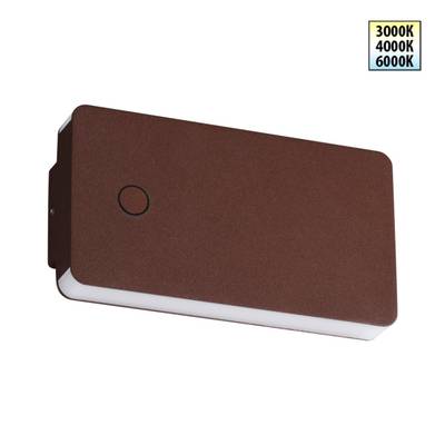 359591 STREET NT25 702  коричневый Светильник ландшафтный с переключ. цв. температуры IP54 LED 10W 100-240V 3000К\4000К\6000К STRAIT