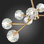 SL1166.303.09 Светильник подвесной ST-Luce Латунь/Прозрачный G9 LED 9*3W