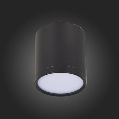 ST113.442.05 Светильник потолочный Черный LED 1*5W 4000K 390Lm Ra&gt;80 120° IP20 D68xH75 170-240V