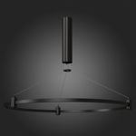 ST025.413.00 Шинопровод-кольцо FARM с подвесами и основанием под блок питания ST-Luce Черный