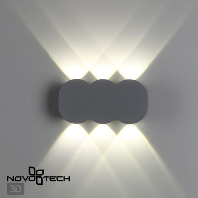 358560 STREET NT21 374 темно-серый Ландшафтный настенный светильник IP54 LED 4000K 6W 85-265V CALLE