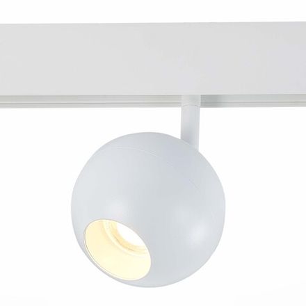 ST354.536.12 Магнитный трековый светильник белый LED 1*12W 3000K 680Lm Ra&gt;80 36° IP20 L120xW100xH195 48V