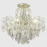 Светильник потолочный Crystal Lux ESMIRALDA PL4 SILVER 0524/104