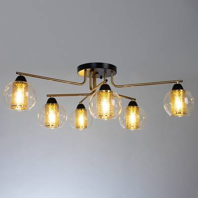 Потолочная люстра Arte Lamp MANCHESTER A7045PL-6BK, 6хE14