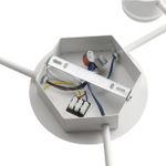 8235/9C COMFI LN25 белый металл Люстра потолочная LED GX53 9*10W 220V GARETA