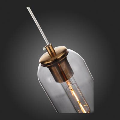 SL1145.343.01 Светильник подвесной ST-Luce Латунь/Дымчатый E27 1*60W