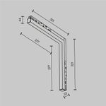 Трековый светильник Basis Angle Exility 3000K 24Вт 120°, TR102-24W3K-W. TM Maytoni
