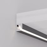 Профиль с экраном SL-KANT-H10-SQUARE-2000 IRON GREY (Arlight, Алюминий+пластик)