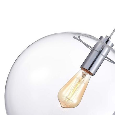 SL1056.133.01 Подвес ST-Luce Хром/Прозрачный E27 1*60W