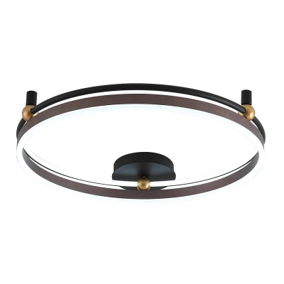Светильник потолочный Crystal Lux FERNANDO PL72W LED COFFEE/BLACK 0620/172