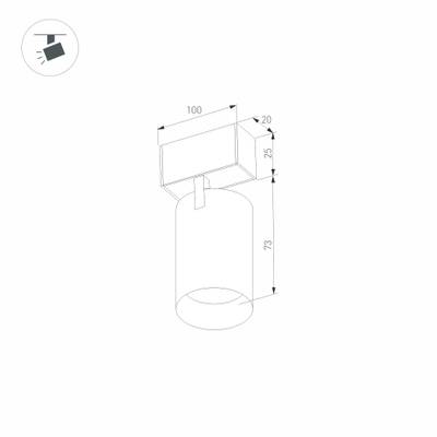 Светильник MAG-SPOT-25-R65-5W Day4000 (BK, 30 deg, 24V) (Arlight, IP20 Металл, 3 года)