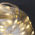 A-508 WW гирлянда светодиодная, 20м, 200LED "Капля", 220V, прозрачный шлейф, с контроллером
