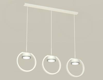 Комплект подвесного светильника XB9106101/3 SWH/MCH белый песок/хром матовый GX53 (C9106, N8121)