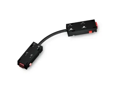 Коннектор питания гибкий для шинопровода Magnetic 220V GL1110 BK черный 250*28.5*18