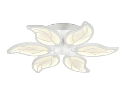 Потолочный светодиодный светильник с пультом FA459/6 WH белый 90W 560*480*80 (ПДУ РАДИО 2.4)