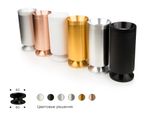Корпус светильника накладной для насадок D60mm C6303 DCH черный хром D60*H60mm MR16 GU5.3