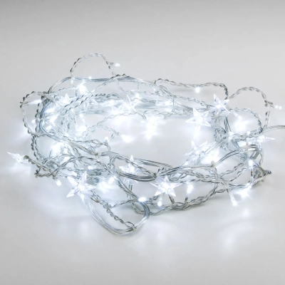 Гирлянда бахрома белый 1,8*0,5м IP20 100-002 белый, LED