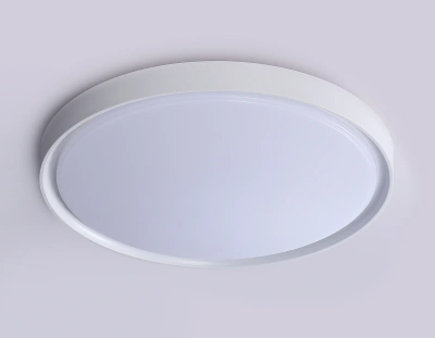 Потолочный светодиодный светильник FZ1246 WH белый IP54 12W 5000K D240*60 (Без ПДУ)