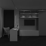 Трековый подвесой светильник Focus Led Flarity 4000K 5Вт 30° TR156-1-5W4K-PT. TM Maytoni