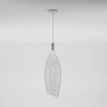 Подвесной светодиодный светильник с металлическим плафоном 90352/1 хром, LED