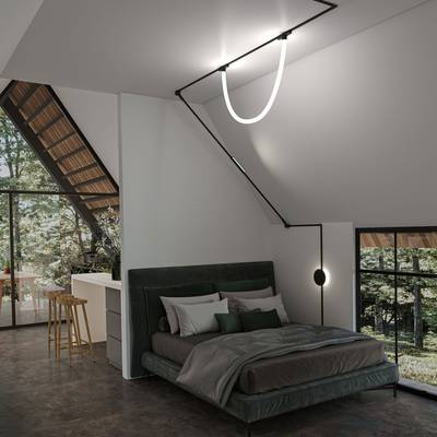 Магнитный трековый светильник Arte Lamp RAPID A6161PL-1BK, 1хLED