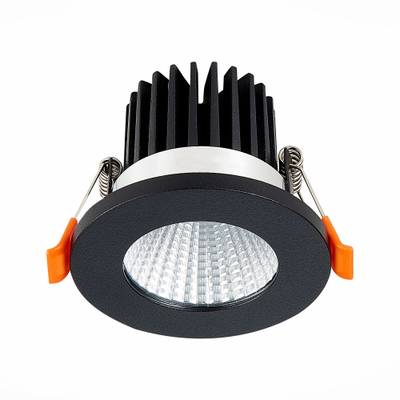 ST704.438.10 Св-к встр. Черный LED 1*10W 3000K 900Lm Ra&gt;90 38° IP20 D80xH60 170-240V