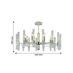 Потолочная люстра Supreme 2539-8P, 8*E14*40W. ТМ F-Promo