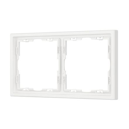 Рамка пластиковая FRM-NOBE-SFPL-2-WH (Arlight, -)