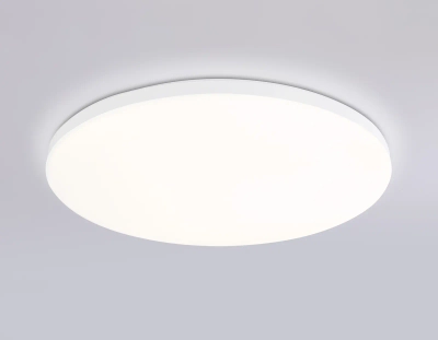 Потолочный светодиодный светильник с Wi-Fi Яндекс Алисой/Tuya/Smart Home/Alexa FZ2001 WH белый IP54 20W 3000K-6500K+RGB D300*55 (ПДУ ИК)