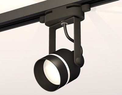 Комплект трекового однофазного светильника XT6602081 PBK/SBK/FR черный полированный/черный песок/белый матовый MR16 GU10 (C6602, N6229)