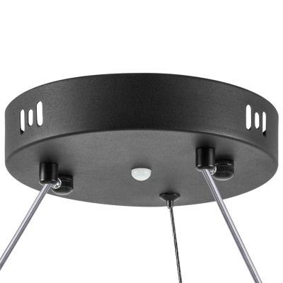 736417 Люстра ROTONDA 134W LED 5480LM 120G ЧЕРНЫЙ 3000-6000K