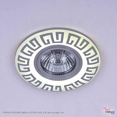 09504-9.0-001MN MR16+LED3W WH/CR светильник точ.