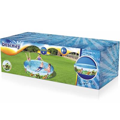 Бассейн Dinosaur Fill'N Fun 244*46 см  Bestway 55001