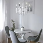 8260/6 MODERNI LN26 белый/хром, металл Люстра E14 6*40W 220V NANA