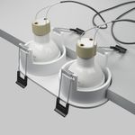 Встраиваемый светильник Share 2xGU10 10Вт DL126-02-GU10-W. TM Maytoni