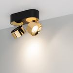 Светильник SP-PLURIO-SURFACE-RS179x78-18W Day4000 (BK-BRS, 36 deg, 230V) (Arlight, IP20 Металл, 3 года)