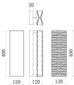 Бра Sacrement Gold FL1181-2W, LED
