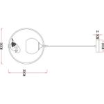 Подвесной светильник Arte Lamp GEMELLI A2150SP-1WG, 1хE27
