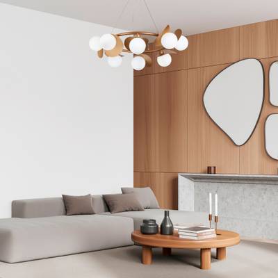 SLE220502-05 Люстра потолочная Золотистый/Белый G9 5*5W