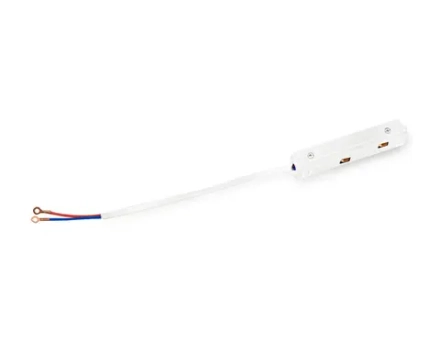 Ввод питания для шинопровода Magnetic GL3628 WH белый IP20 48V 380*18*18