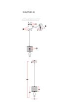 SLE107103-01 Светильник подвесной Хром/Серебристый E27 1*40W