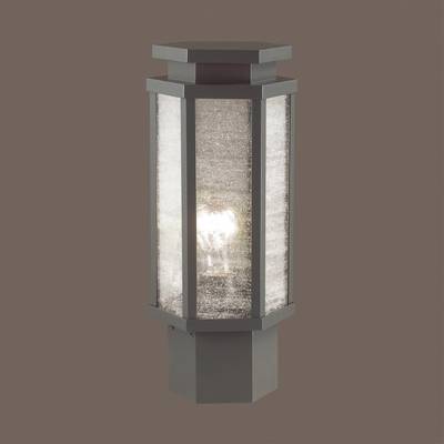 4048/1B NATURE ODL18 743 темно-серый/белый Уличный светильник на столб IP44 E27 100W 220V GINO