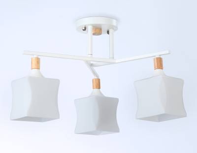 Светильник подвесной TR9488/3 WH/FR белый/белый матовый E27/3 max 40W D470*280