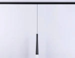 Светильник светодиодный трековый подвесной для шинопровода Magnetic GL4351 BK черный IP20 6W 4200K 48V 24° D40*H300